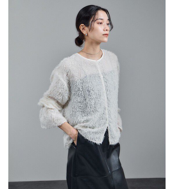 SALON adam et rope'「【WEB限定】2WAYレイユールジャガードブラウス」|シャツ・ブラウス|