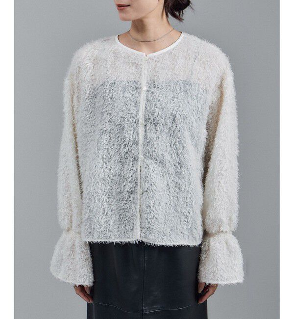 SALON adam et rope'「【WEB限定】2WAYレイユールジャガードブラウス」|シャツ・ブラウス|