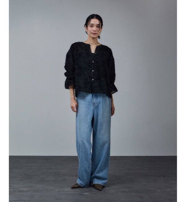 SALON adam et rope'「【WEB限定】2WAYレイユールジャガードブラウス」|シャツ・ブラウス|