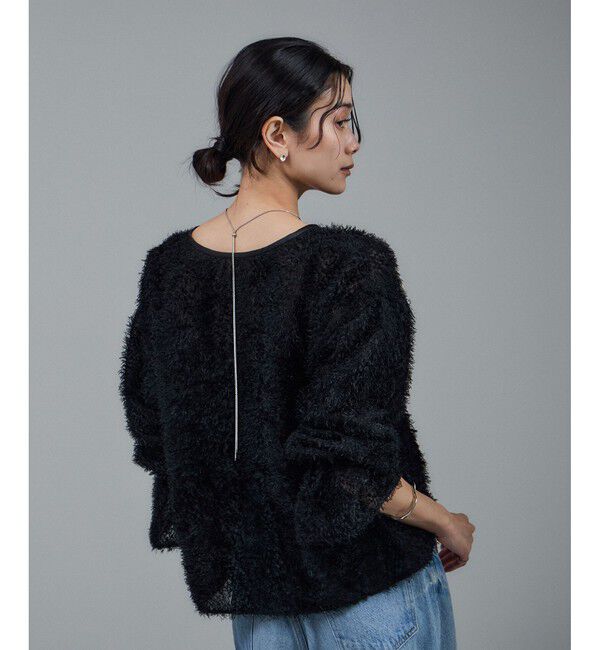 SALON adam et rope'「【WEB限定】2WAYレイユールジャガードブラウス」|シャツ・ブラウス|