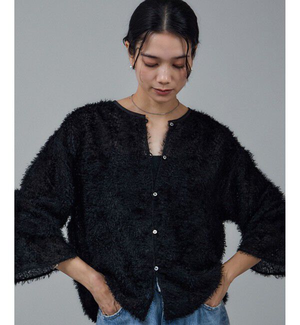 SALON adam et rope'「【WEB限定】2WAYレイユールジャガードブラウス」|シャツ・ブラウス|