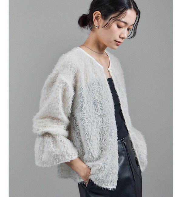 SALON adam et rope'「【WEB限定】2WAYレイユールジャガードブラウス」|シャツ・ブラウス|オフホワイト(15)