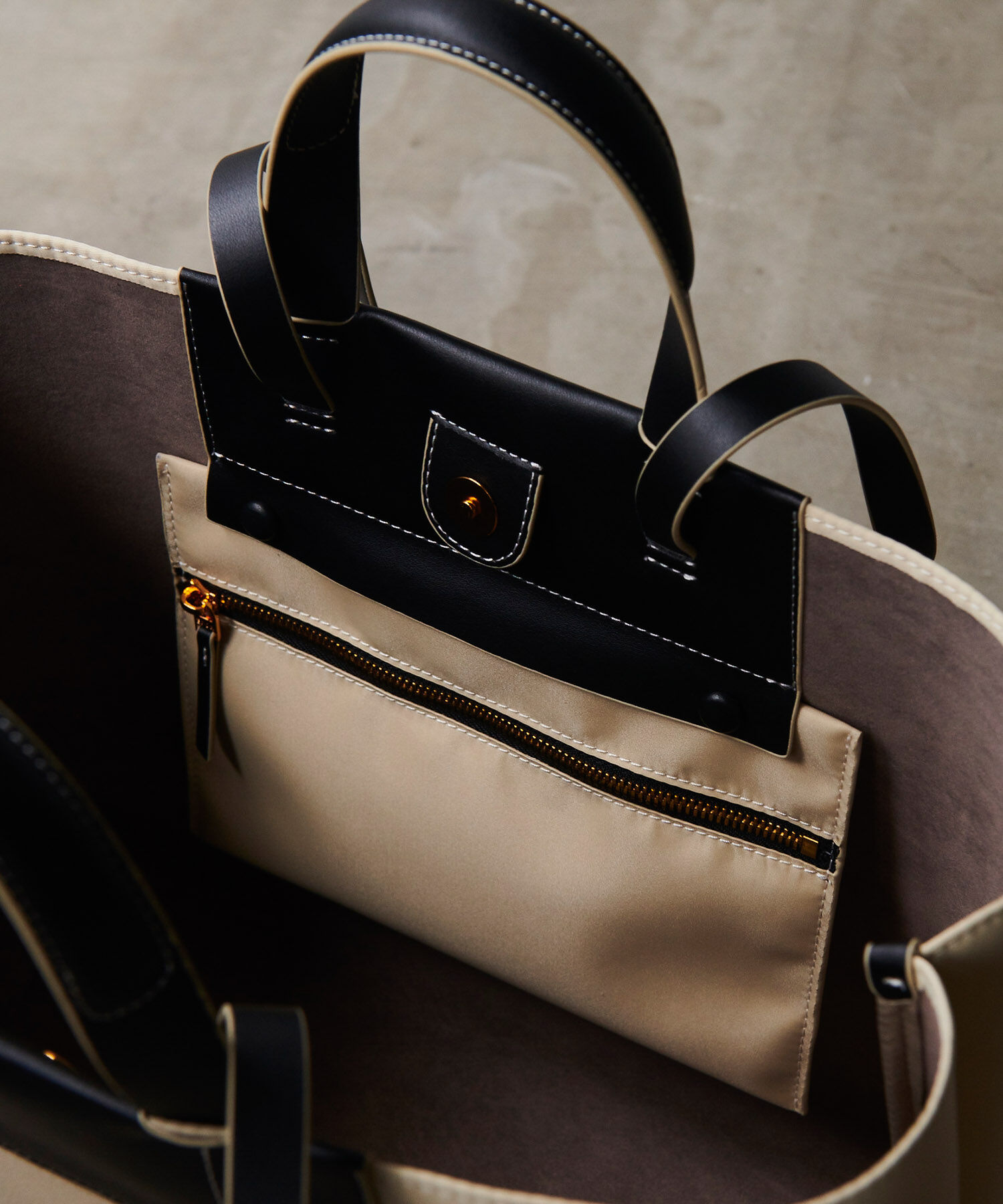 ROPE「【E&rsquo;POR】【A4対応】【撥水/雨の日】D BAG Large」|ハンドバッグ|