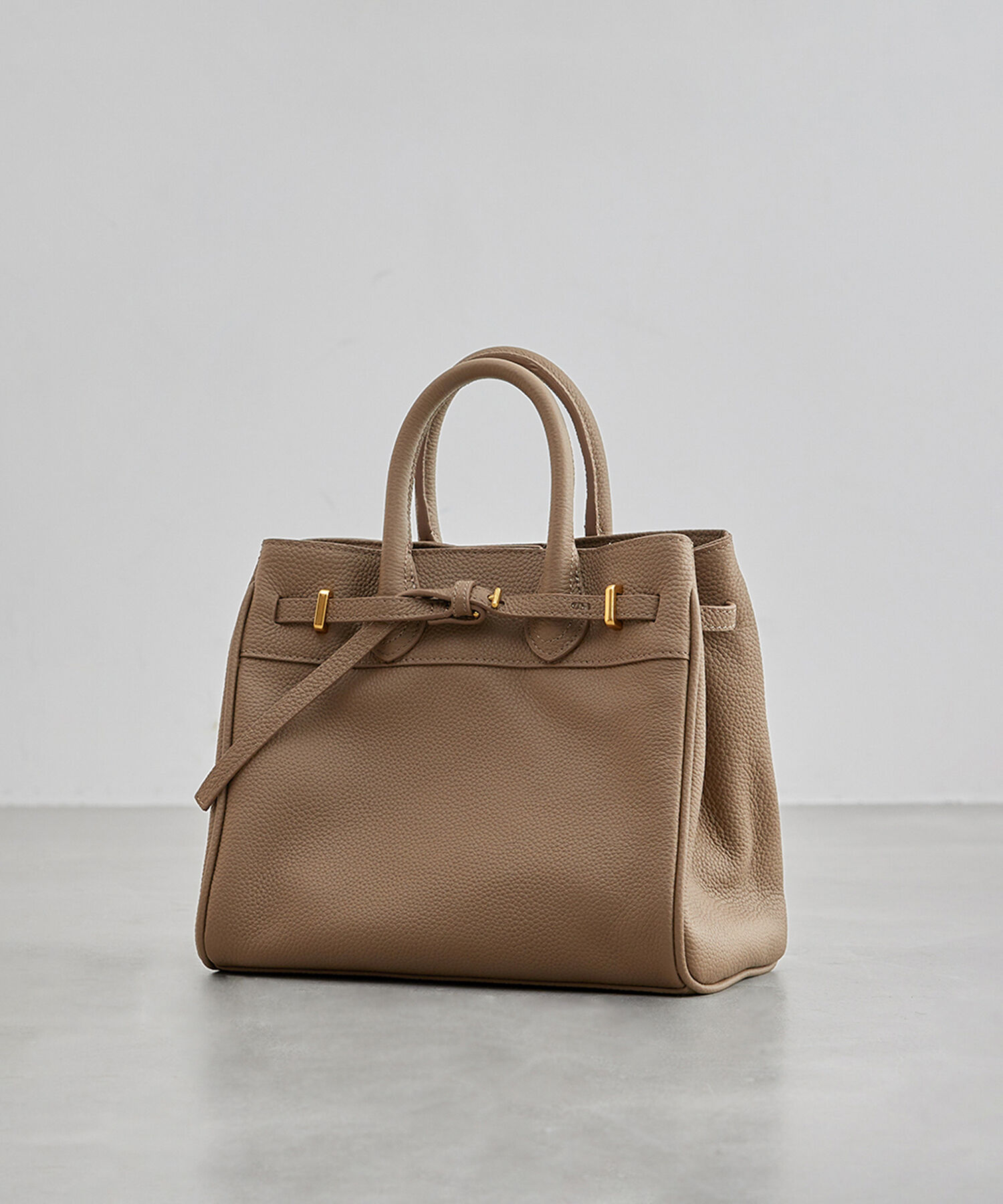 ROPE「リアルレザーナローベルトミドルバッグ」|ハンドバッグ|ベージュ系(28)