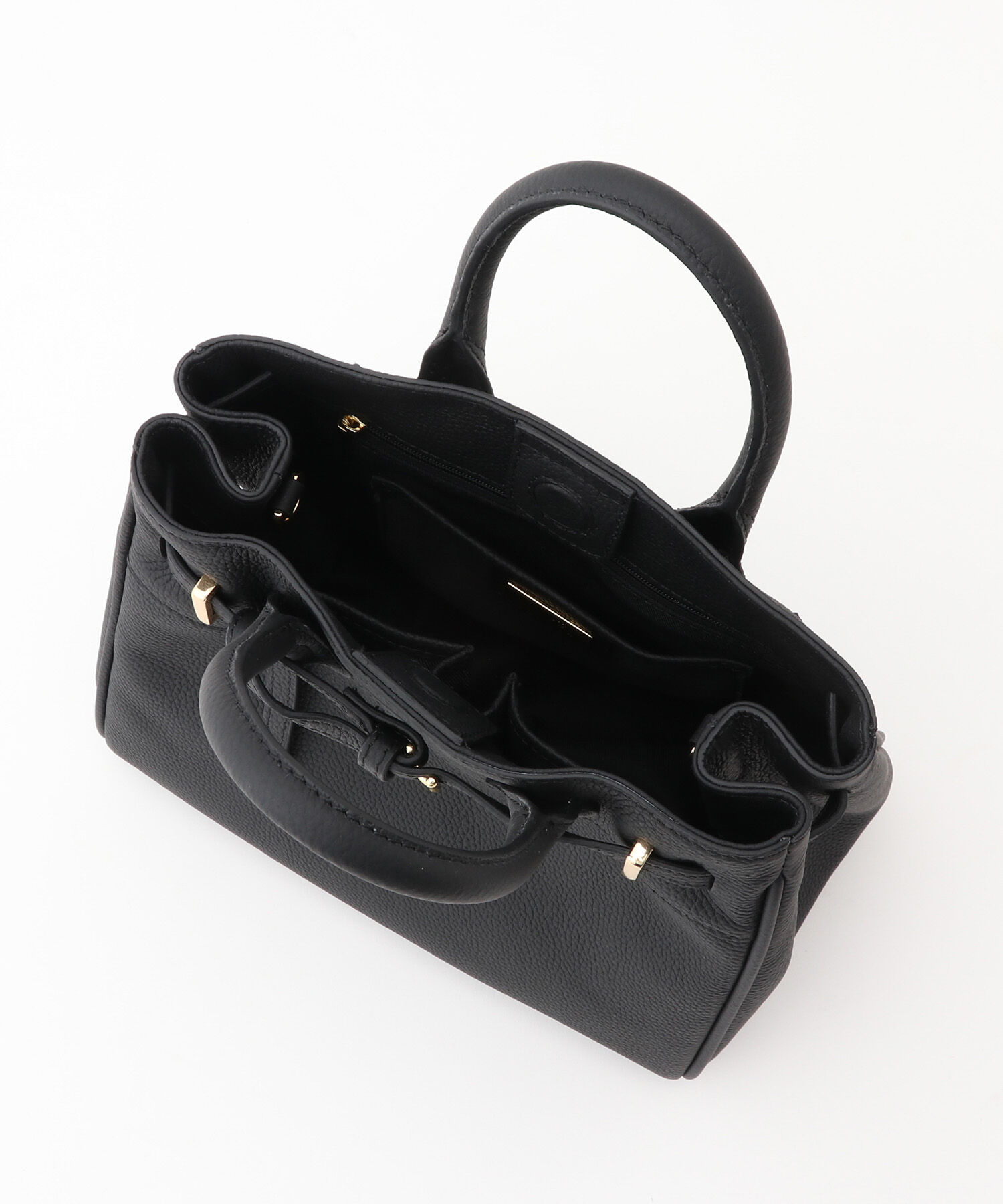 ROPE「リアルレザーナローベルトミドルバッグ」|ハンドバッグ|