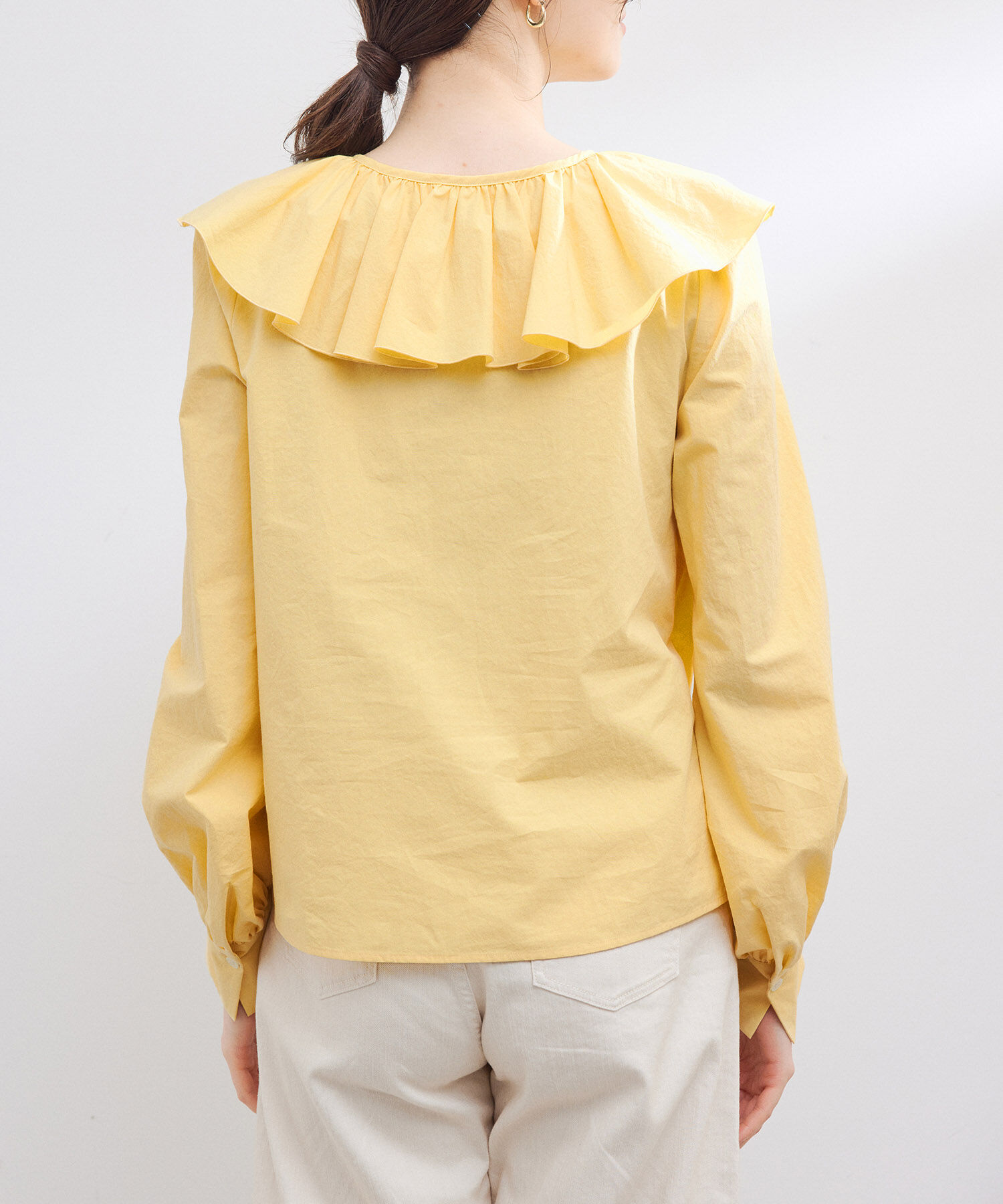 ROPE「カシュクールラッフルブラウス」|シャツ・ブラウス|