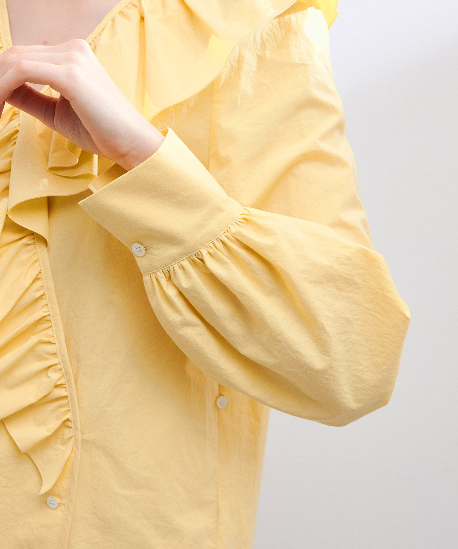 ROPE「カシュクールラッフルブラウス」|シャツ・ブラウス|