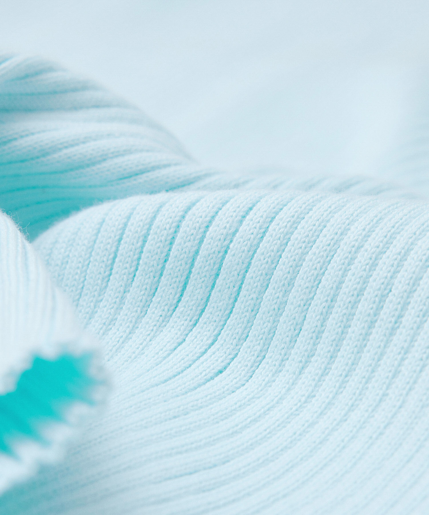 ROPE「【洗える】スクエアネック8分袖コットンリブニット」|Tシャツ・カットソー|