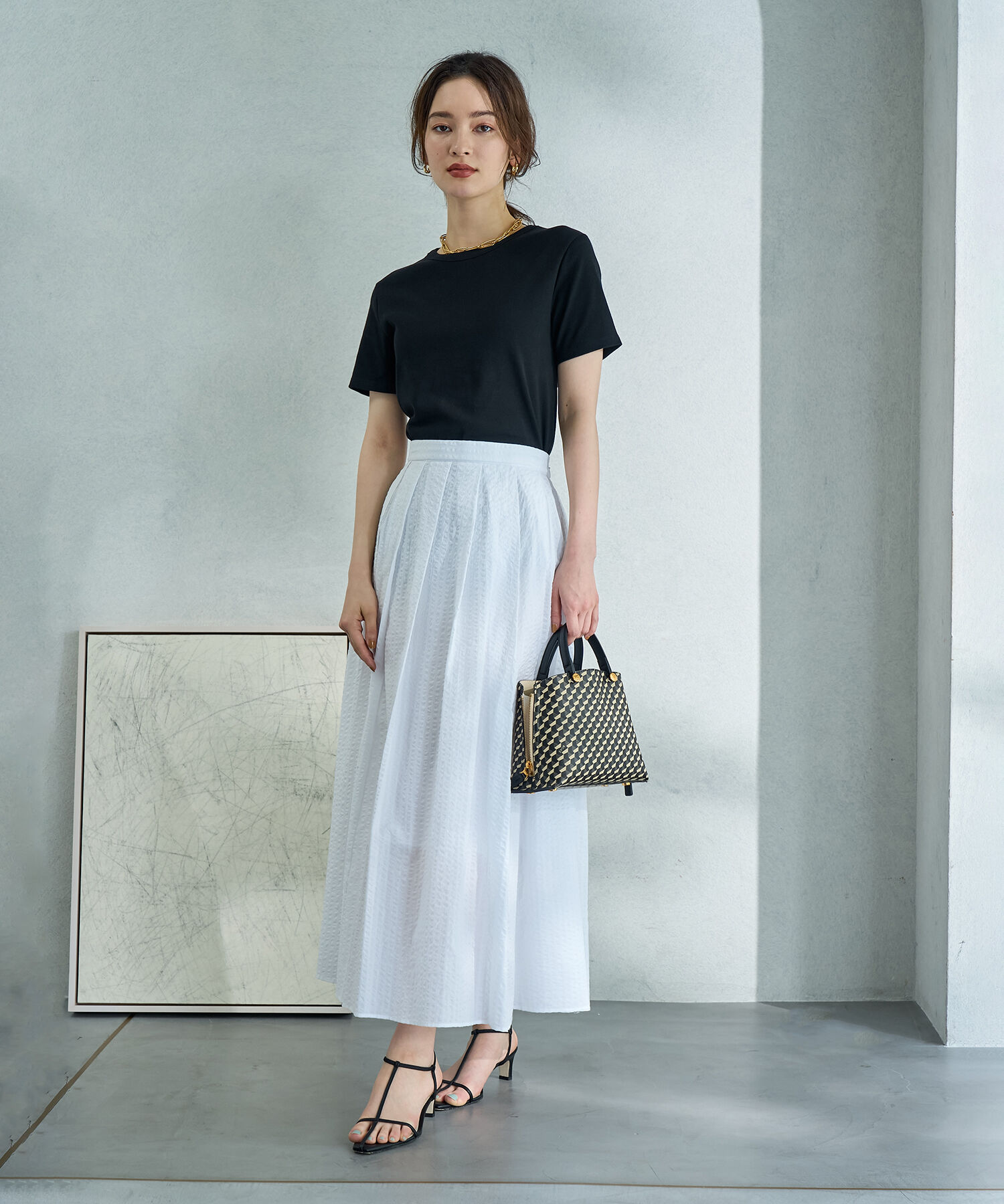 ROPE「【PETIT BATEAU（プチバトー）&times;ROPE'】ラウンドネックTEE」|Tシャツ・カットソー|