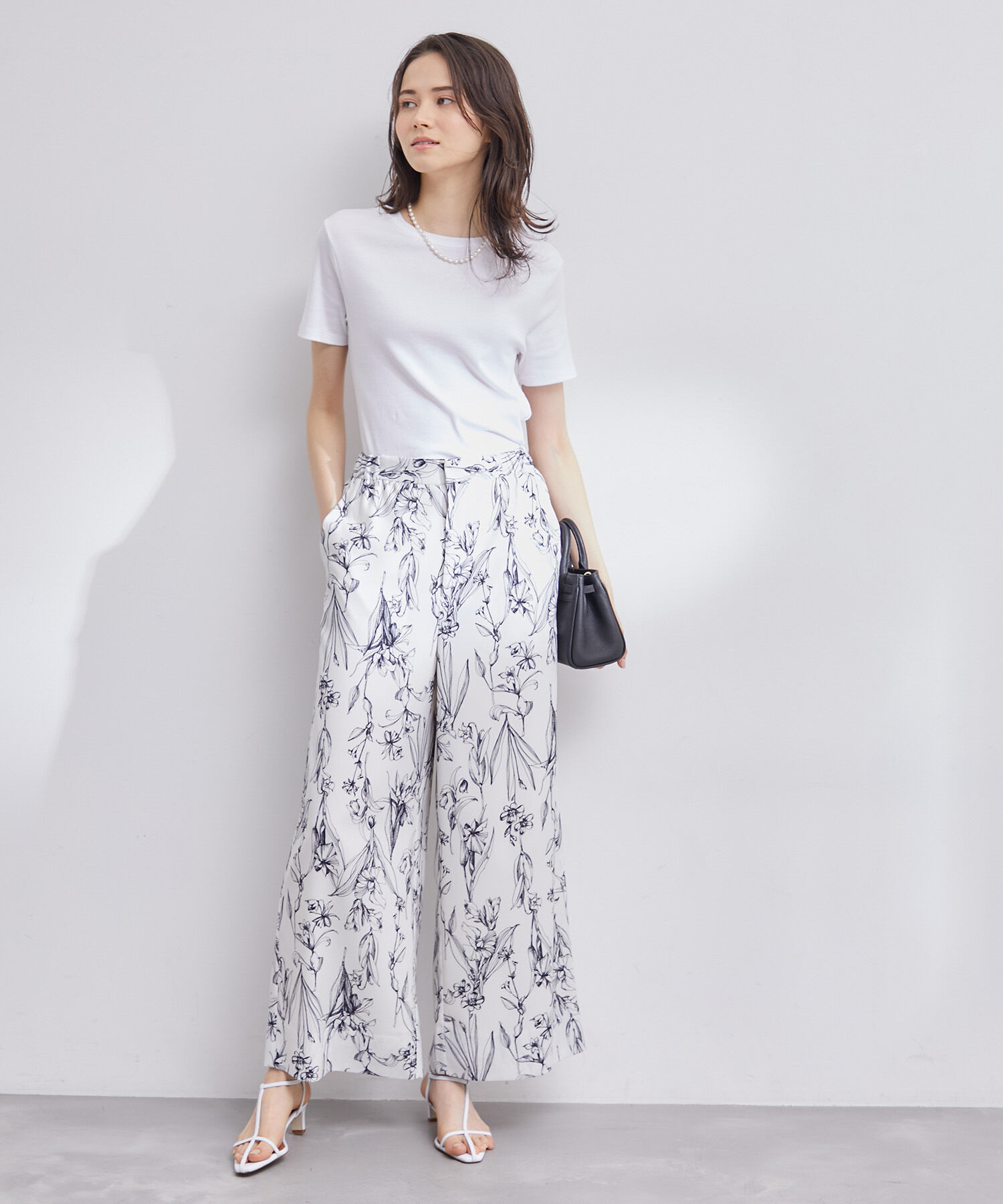 ROPE「【PETIT BATEAU（プチバトー）&times;ROPE'】ラウンドネックTEE」|Tシャツ・カットソー|