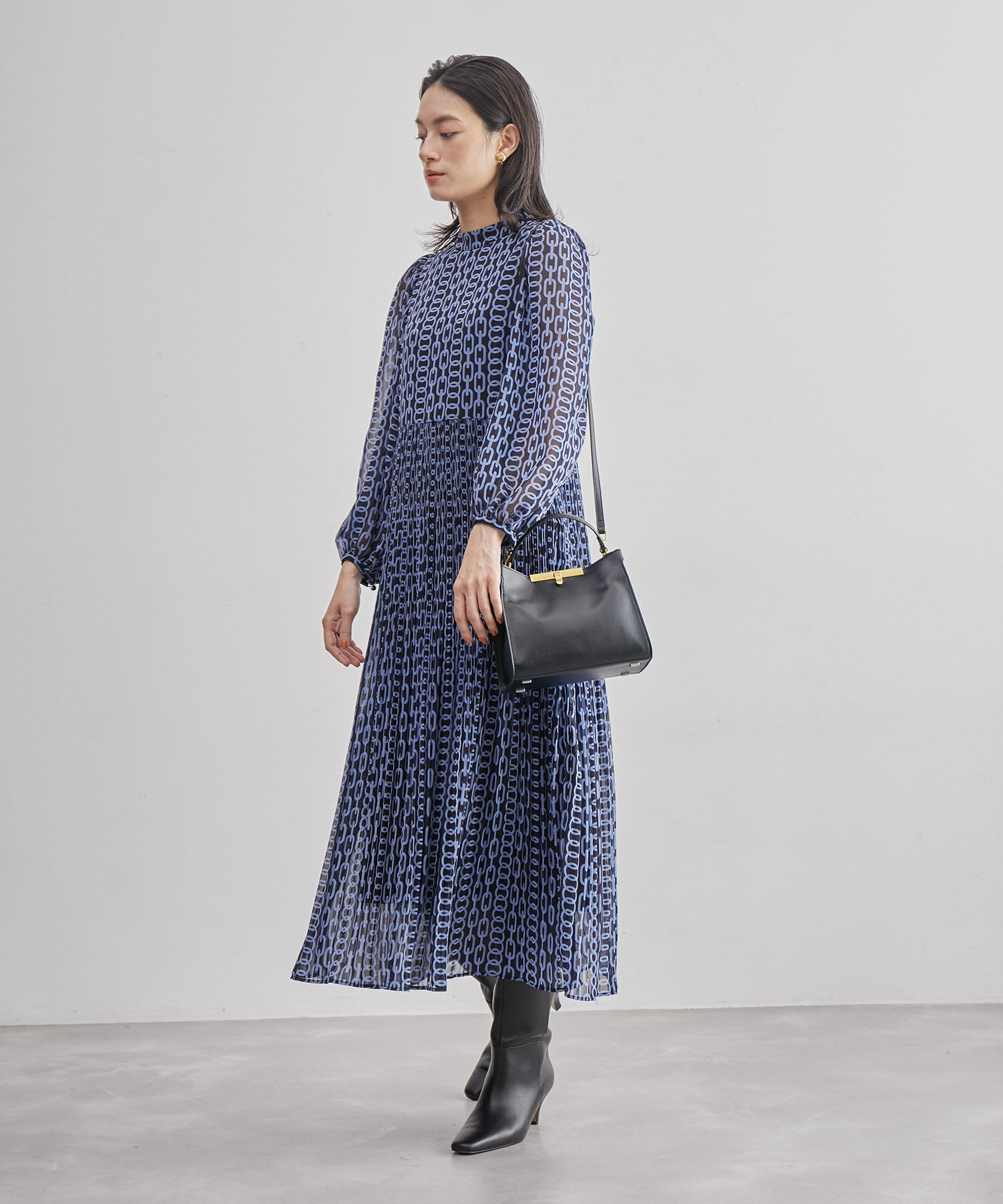 ROPE「ワンハンドルトップメタルミニバッグ」|ショルダー・メッセンジャー|