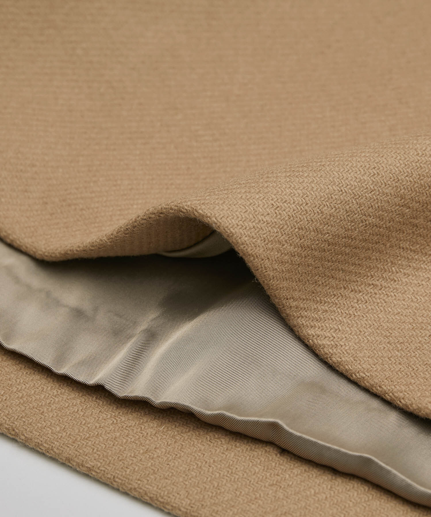 ROPE「【2way】ノーカラー/エコファー付け襟  メルトン Aライン ミドルコート」|その他|