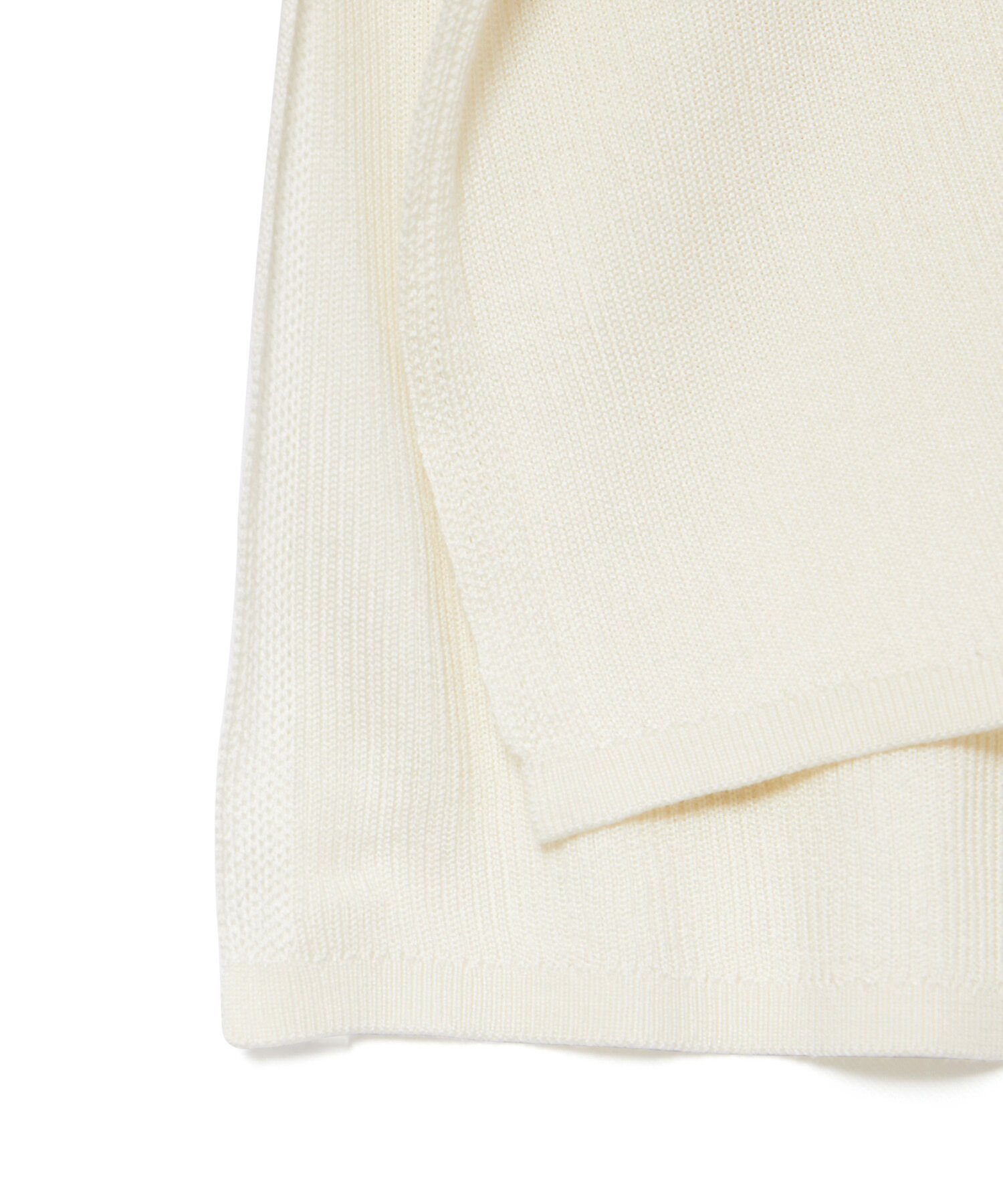 ROPE「【洗える】シルク100％Vネックリブロングカーデガン/スキンニット」|カーディガン|