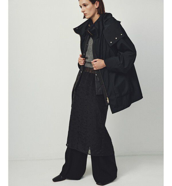 ROPE「【Mizuno for ROPE'】ギャザーミドルブルゾン」|ブルゾン・スタジャン|