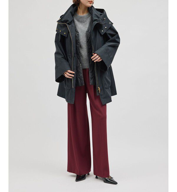 ROPE「【Mizuno for ROPE'】ギャザーミドルブルゾン」|ブルゾン・スタジャン|