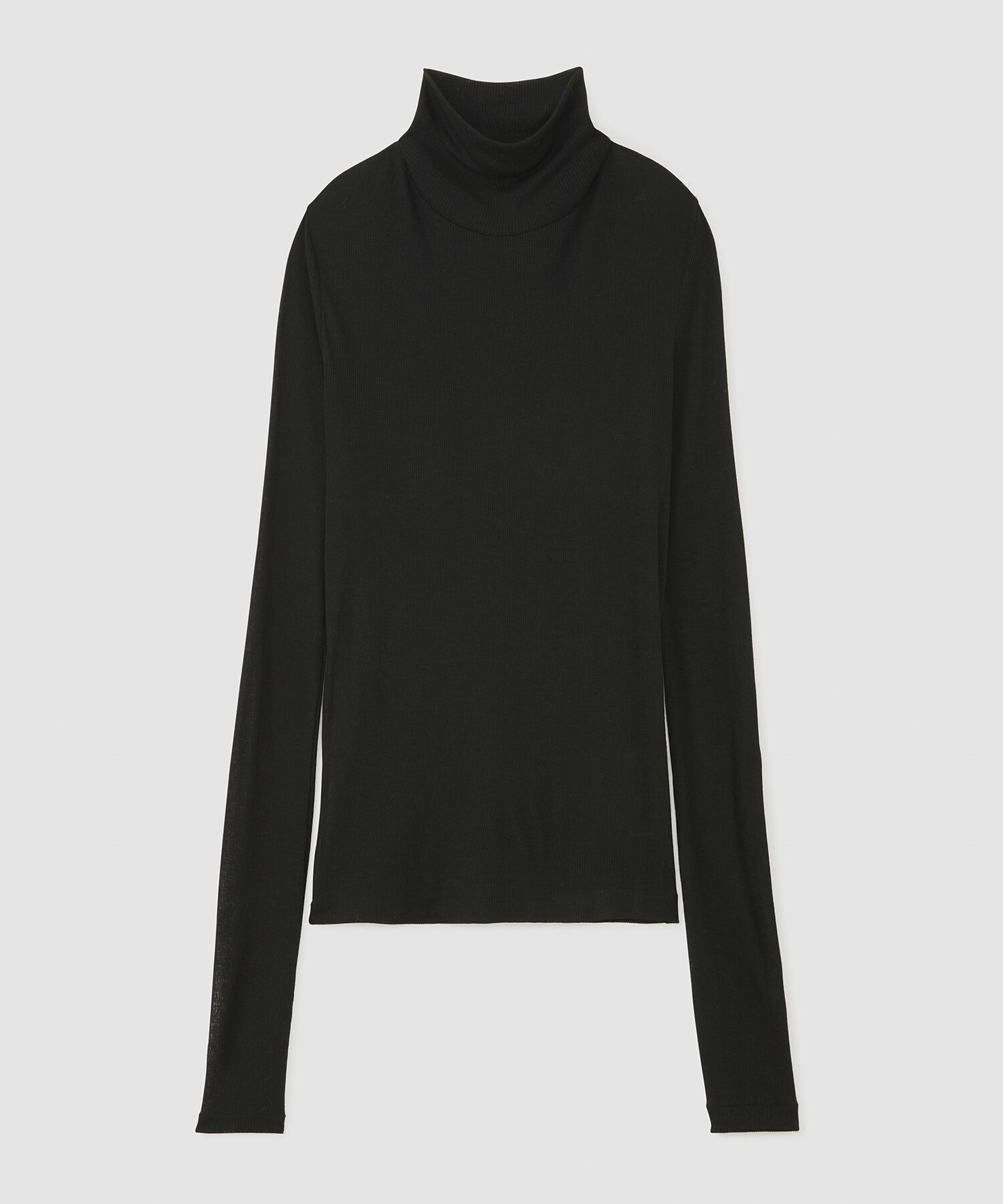 ROPE「テンセルカシミヤシアーカットソー」|Tシャツ・カットソー|ブラック(01)