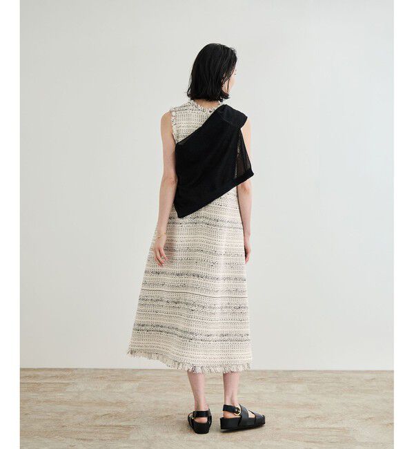 ROPE「 【GIOLICA（ジオリカ）】別注TWEED V OP（ワンピース）」|ワンピース|