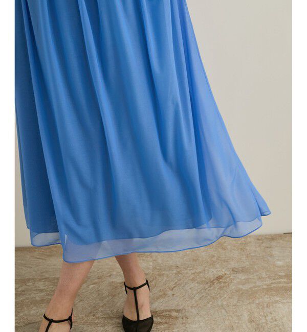 ROPE「ブライトネスヤーンギャザーワンピース/洗える」|ワンピース|