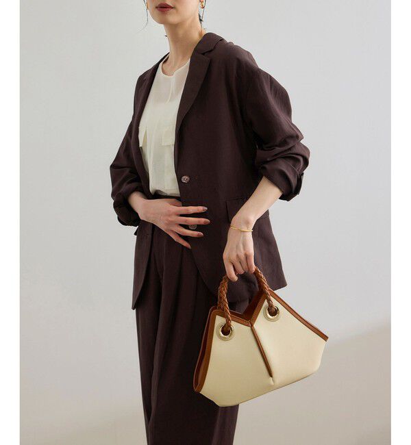 ROPE「レーヨンリネン ライトジャケット【セットアップパンツ・ワンピース対応】」|テーラードジャケット|