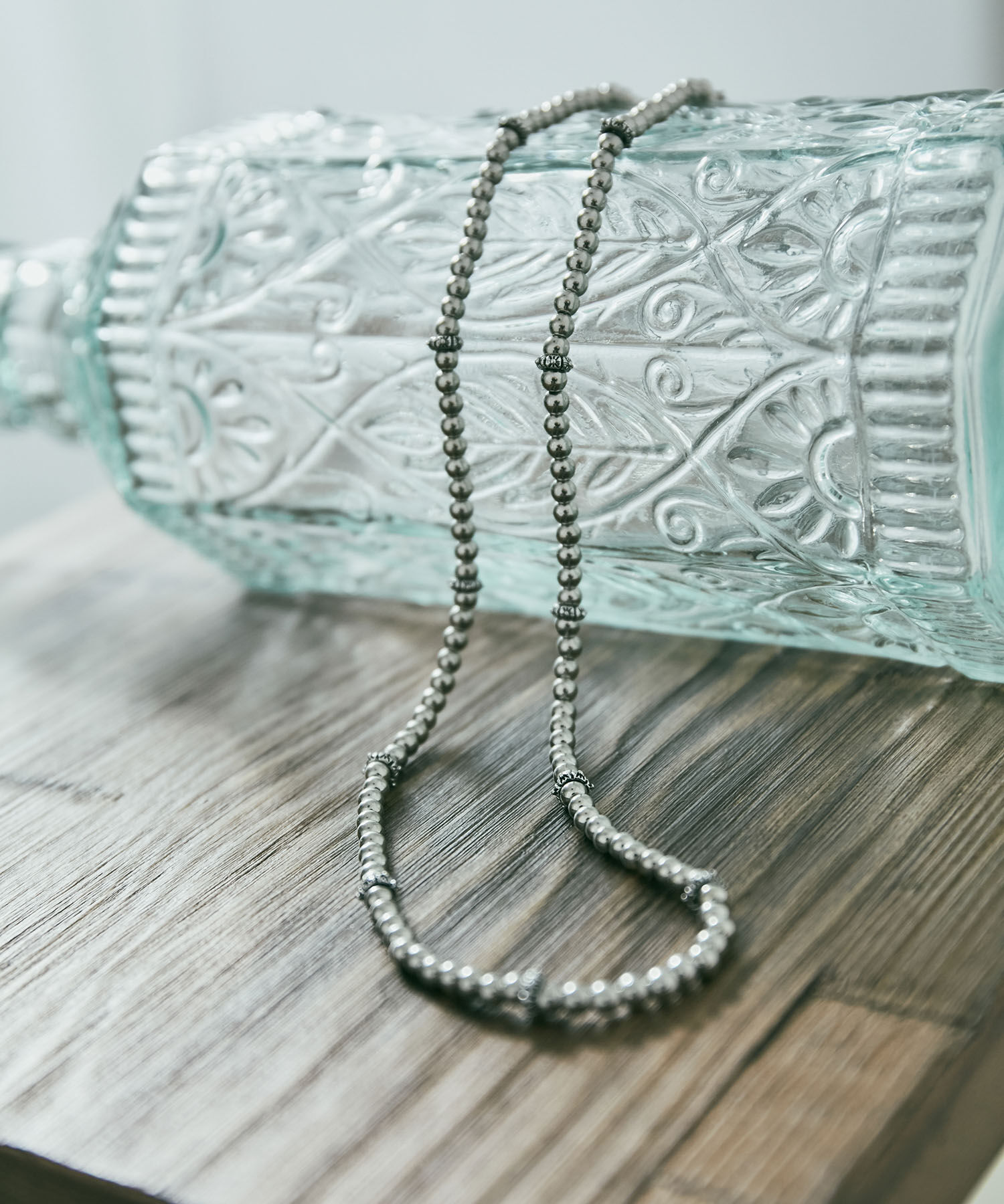 VIS「シンプルメタルボールネックレス」|ネックレス|シルバー系(94)