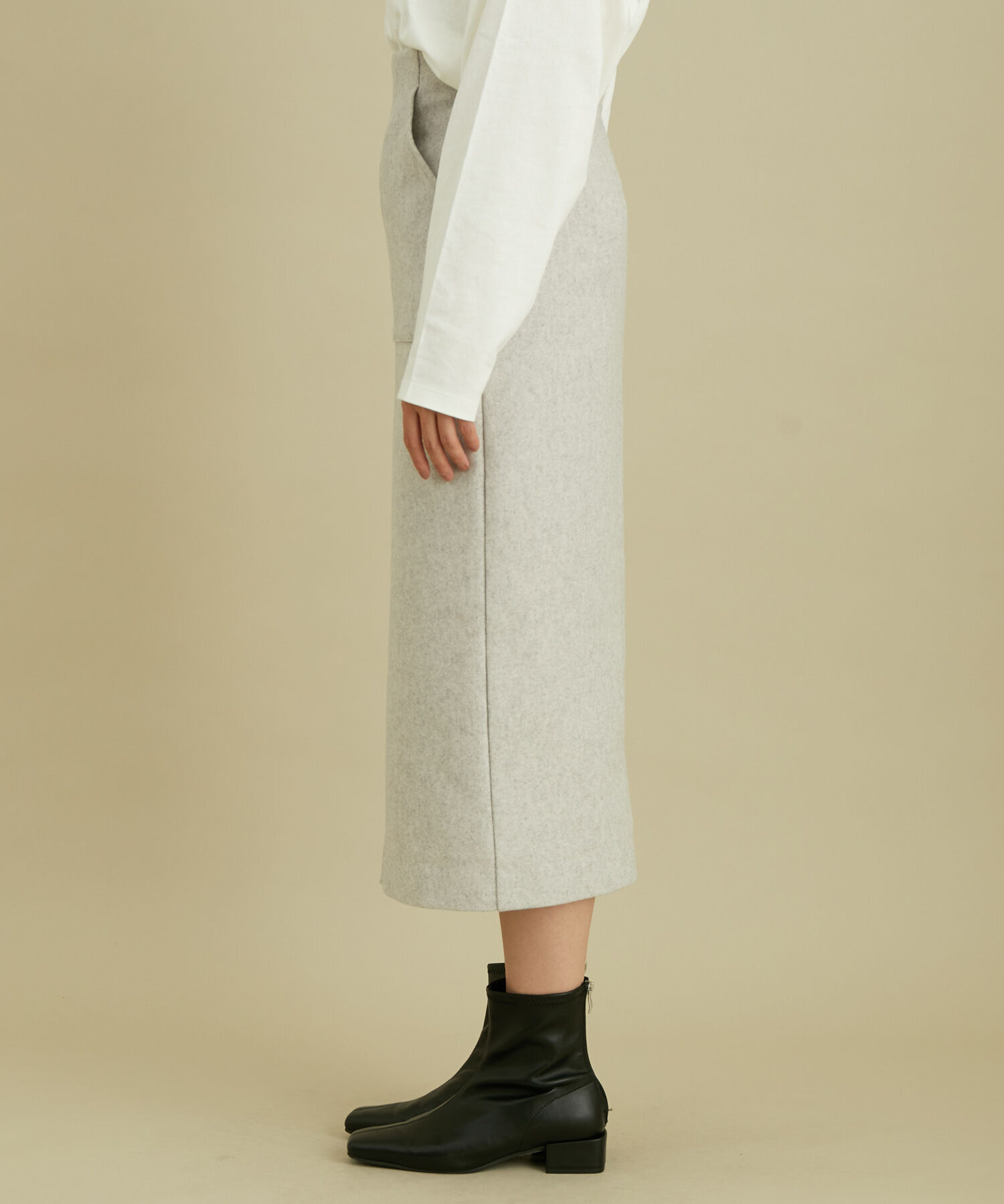 VIS「【Airy Warm】圧縮ニットソータイトスカート<セットアップ対応>」|スカート|