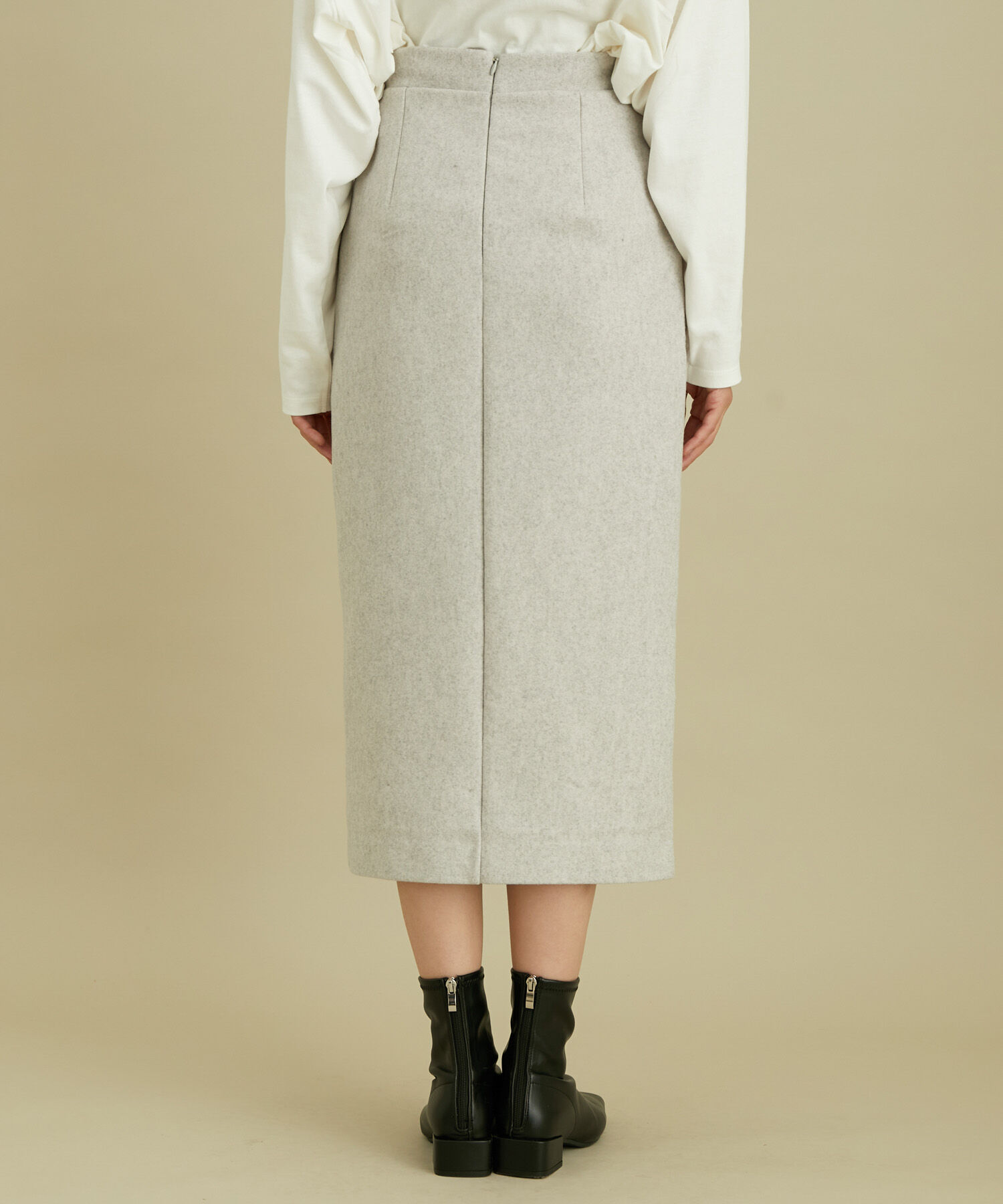 VIS「【Airy Warm】圧縮ニットソータイトスカート<セットアップ対応>」|スカート|