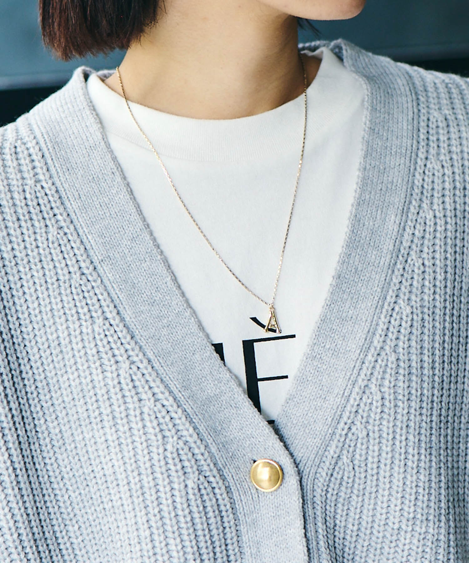 VIS「【洗える】袖ケーブルカーディガン【sustainable】」|カーディガン|