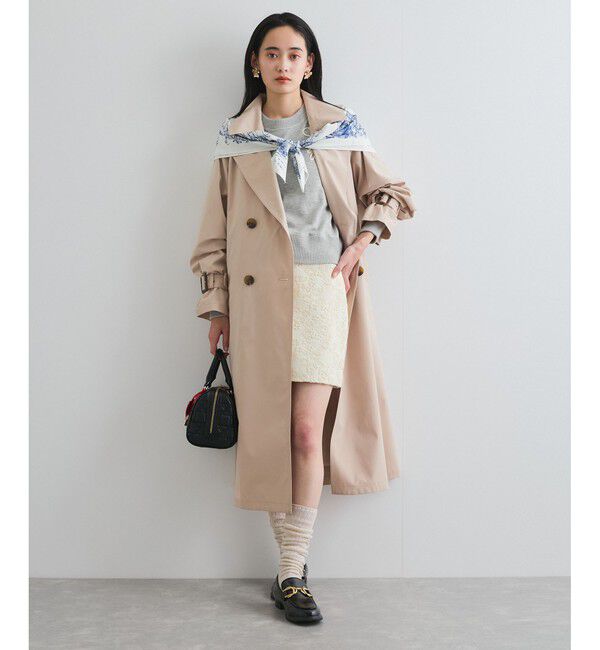 VIS「リーフコード刺繍ニットプルオーバー」|ニット・セーター|