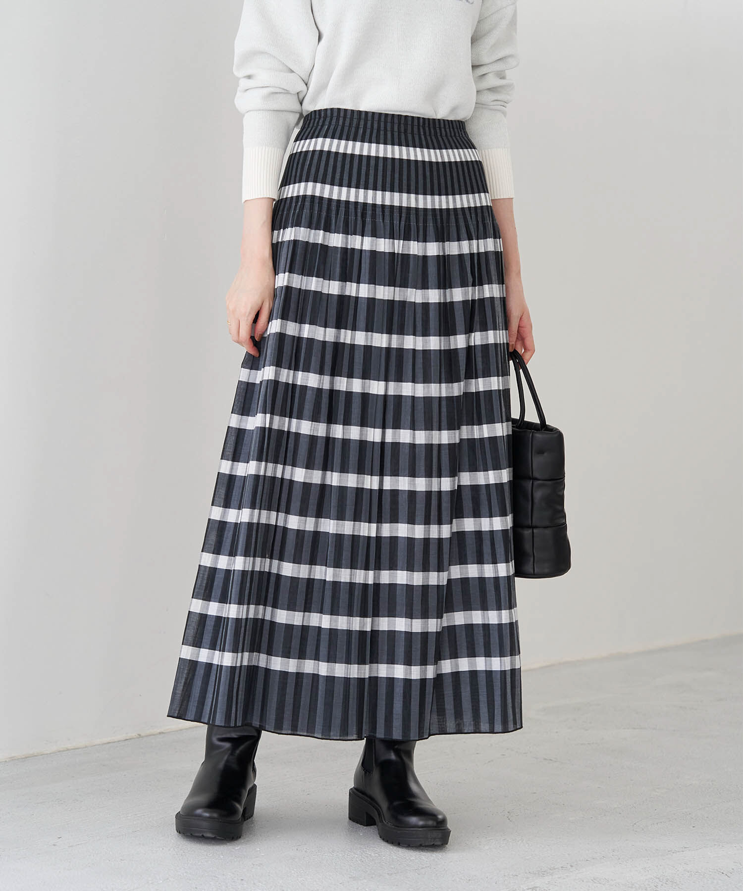 Rope&rsquo;Picnic「【emur】リバーシブルスカート」|スカート|