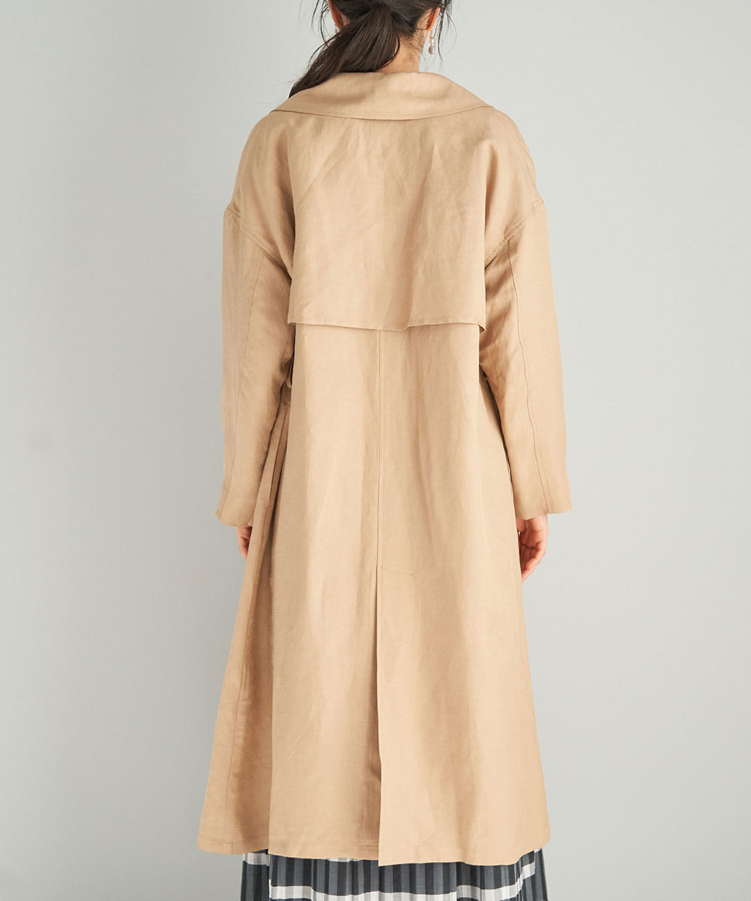 Rope&rsquo;Picnic「【emur】リネン混トレンチコート」|トレンチコート|