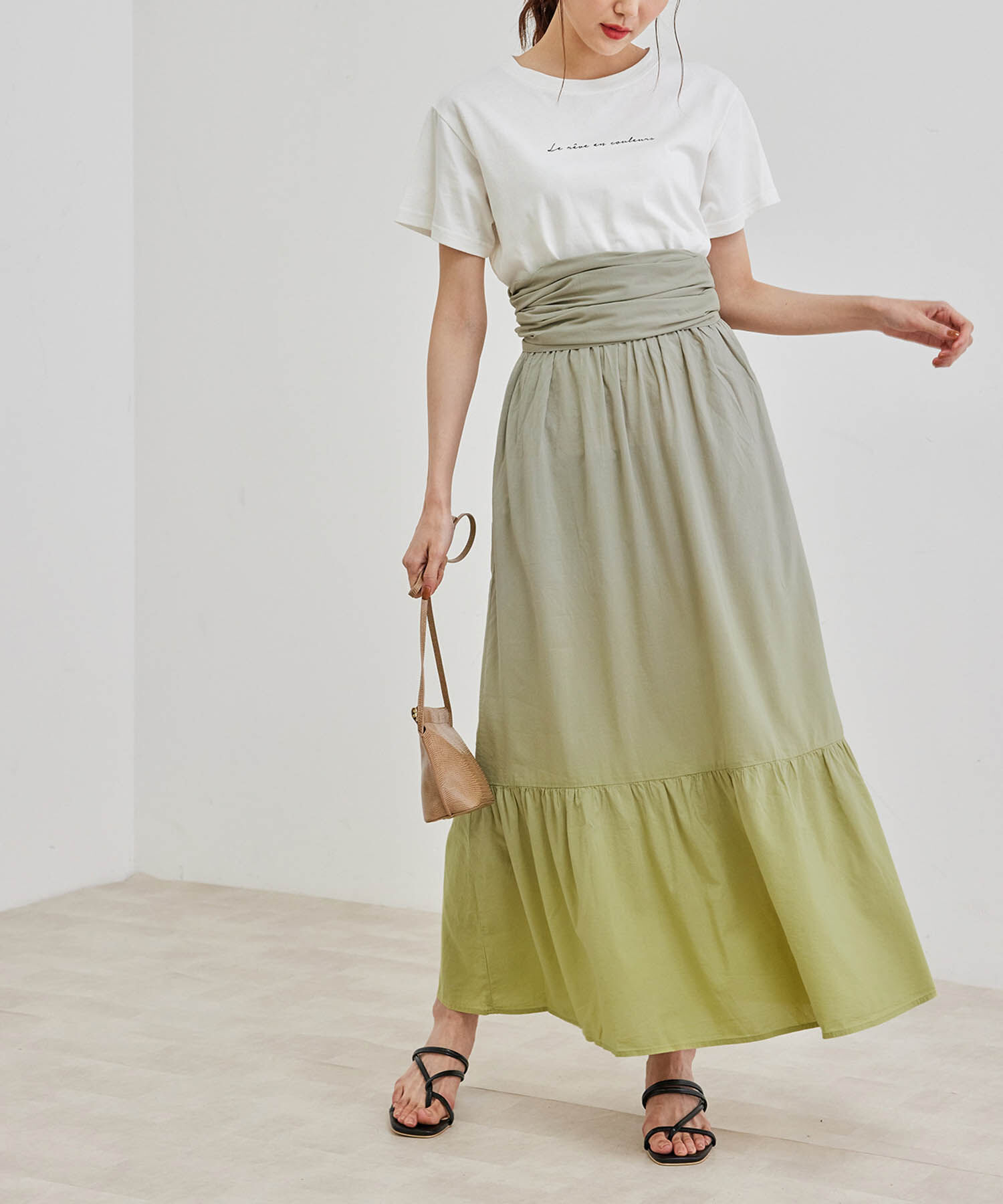 Rope&rsquo;Picnic「【マルチWAY】【リンクコーデ】グラデーションスカート」|スカート|