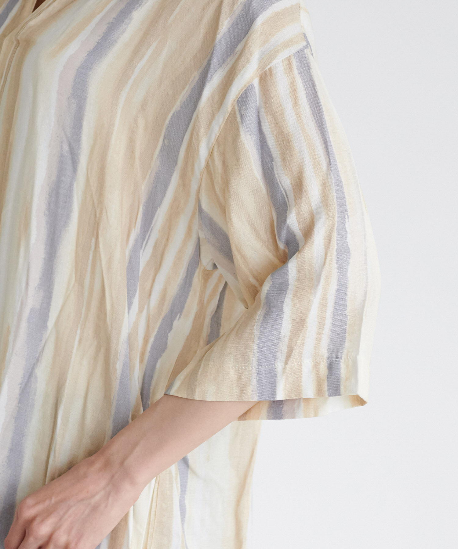 Rope&rsquo;Picnic「手書き風ストライプシャツワンピース」|その他|