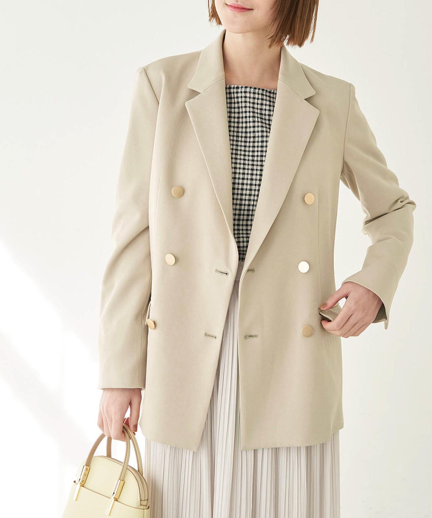 Rope&rsquo;Picnic「セットアップ対応/テーラードジャケット」|テーラードジャケット|ベージュ(27)