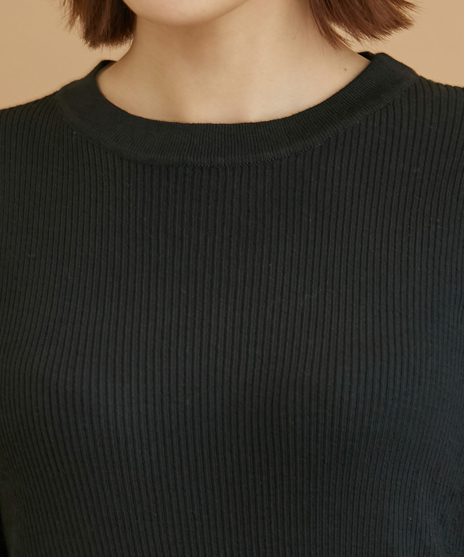 Rope&rsquo;Picnic「袖レースニットプルオーバー」|ニット・セーター|