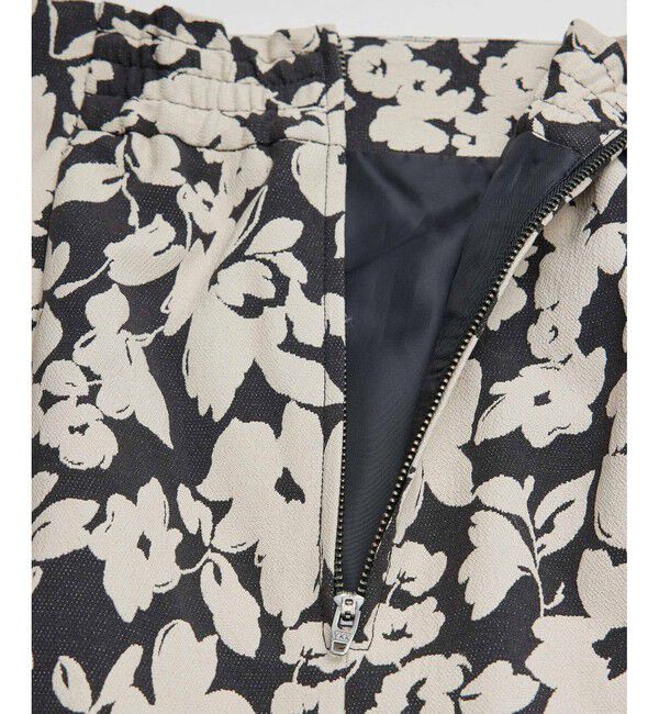 Rope&rsquo;Picnic「フラワージャガードスリムスカート」|スカート|