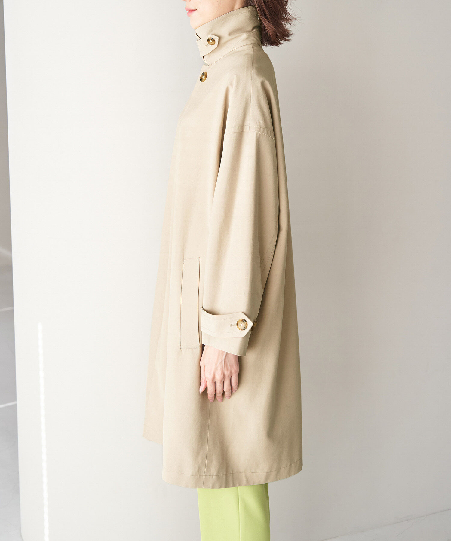 Rope&rsquo;Picnic「撥水加工/ステンカラーコート スプリングコート」|ステンカラーコート|