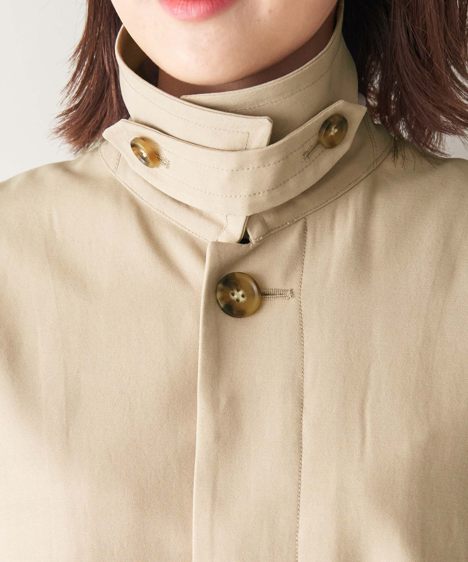 Rope&rsquo;Picnic「撥水加工/ステンカラーコート スプリングコート」|ステンカラーコート|