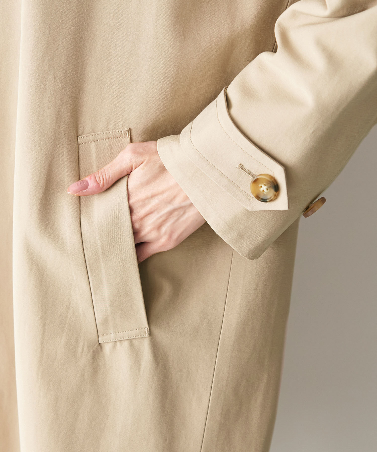 Rope&rsquo;Picnic「撥水加工/ステンカラーコート スプリングコート」|ステンカラーコート|