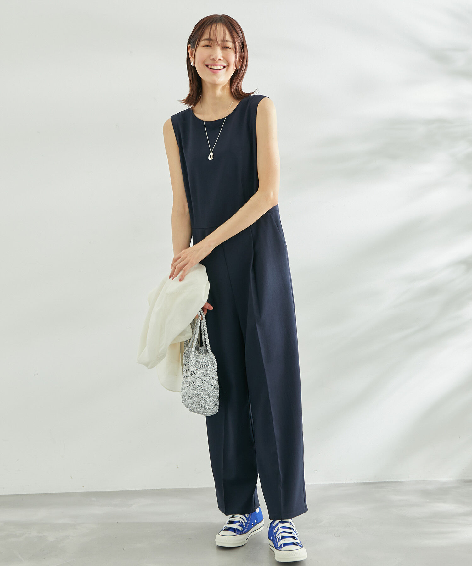 Rope&rsquo;Picnic「麻調オールインワン」|オールインワン|