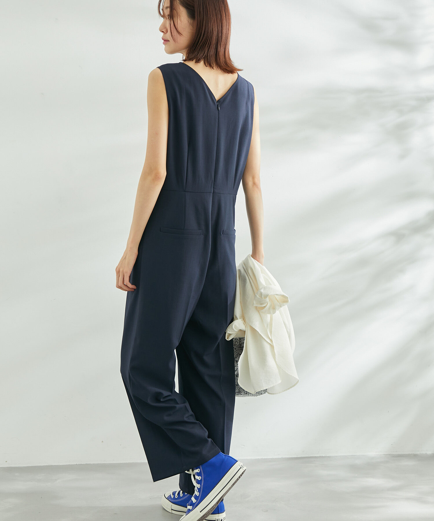 Rope&rsquo;Picnic「麻調オールインワン」|オールインワン|