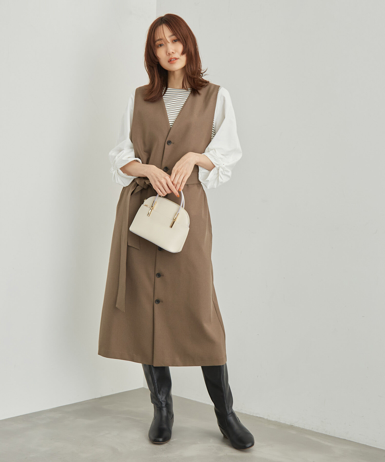 Rope&rsquo;Picnic「袖ディティールポンチトップス」|Tシャツ・カットソー|