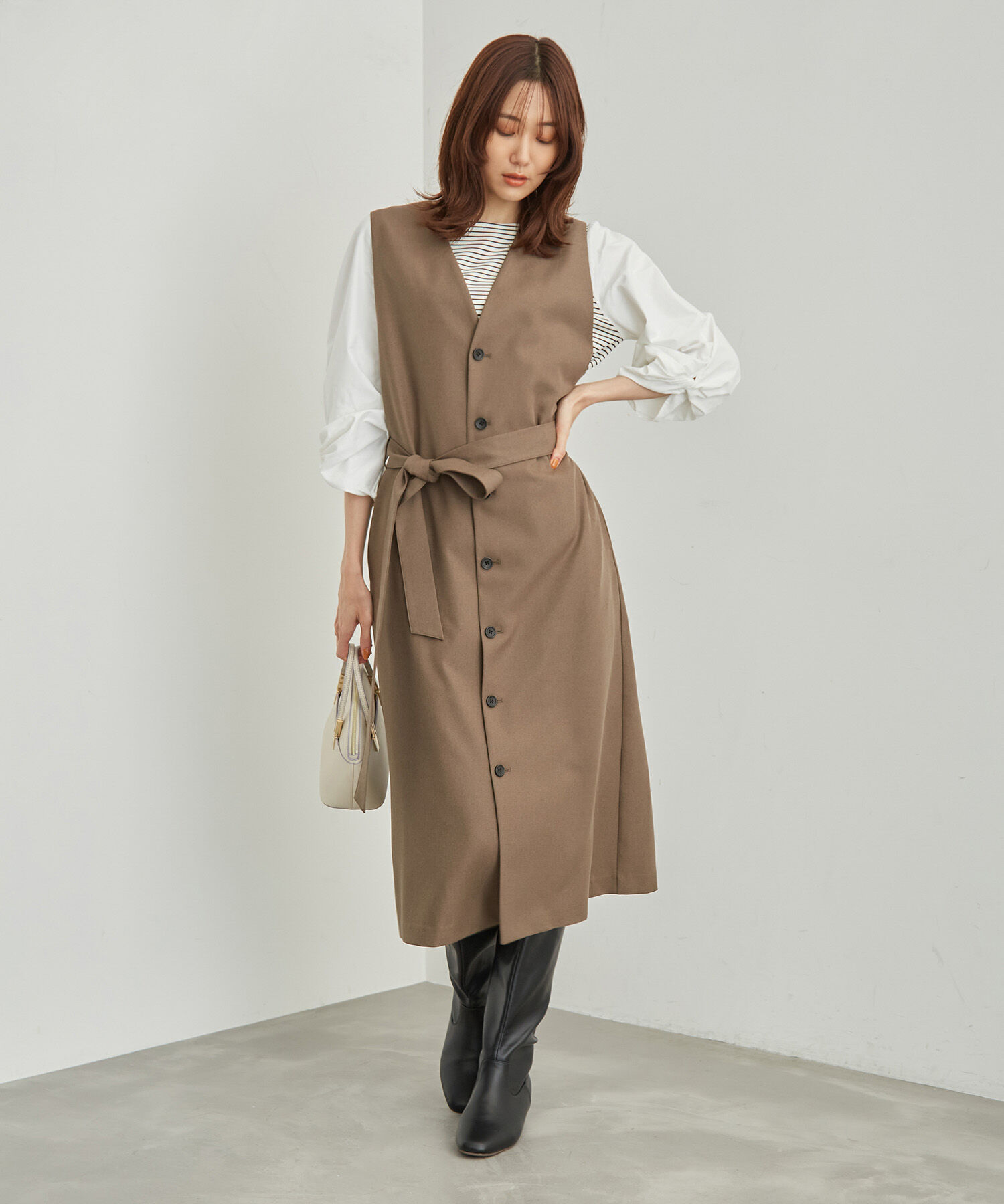 Rope&rsquo;Picnic「袖ディティールポンチトップス」|Tシャツ・カットソー|