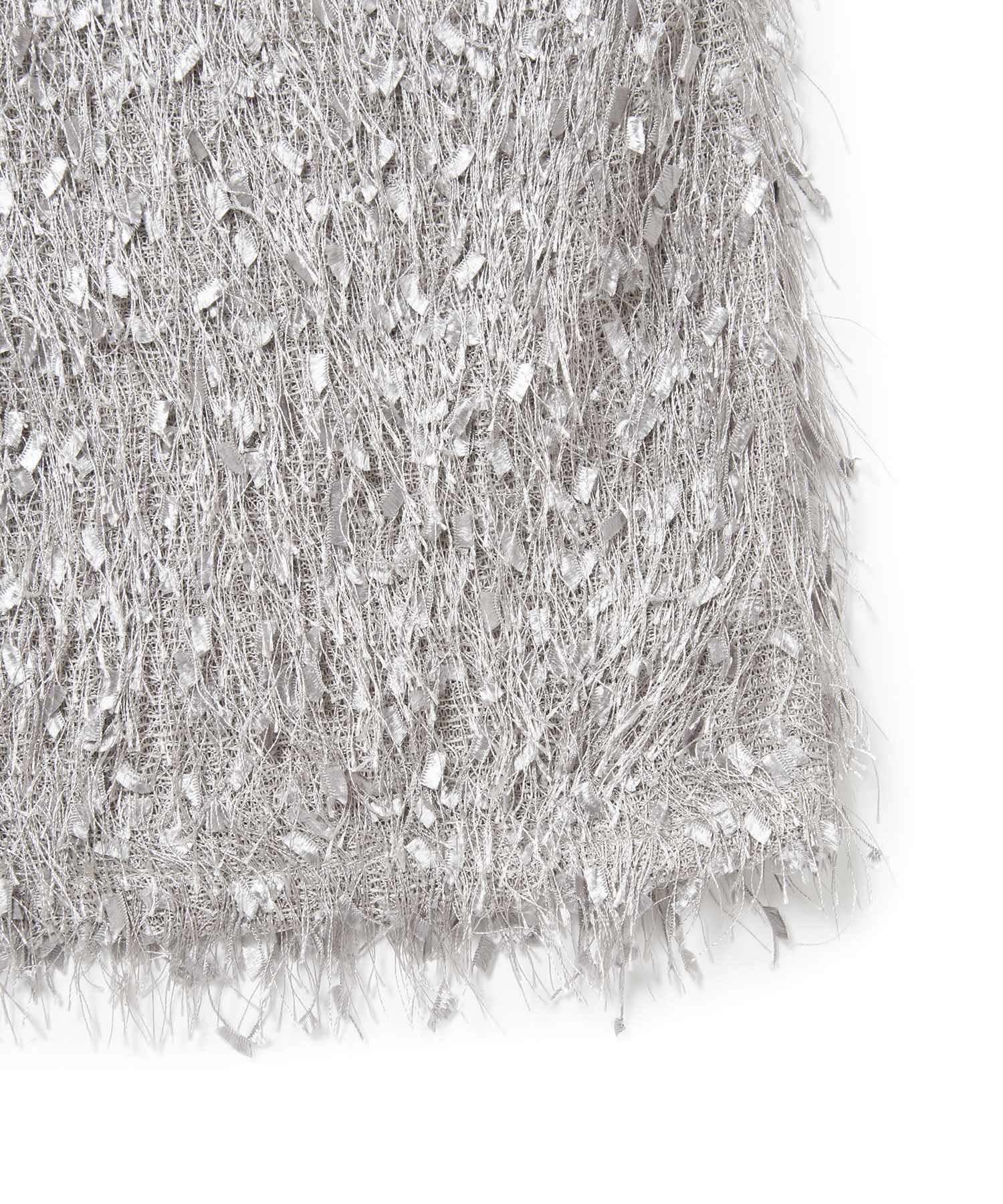 ROPE PICNIC PASSAGE「ファンシーヤーンリボンショートベスト」|ベスト・ジレ|