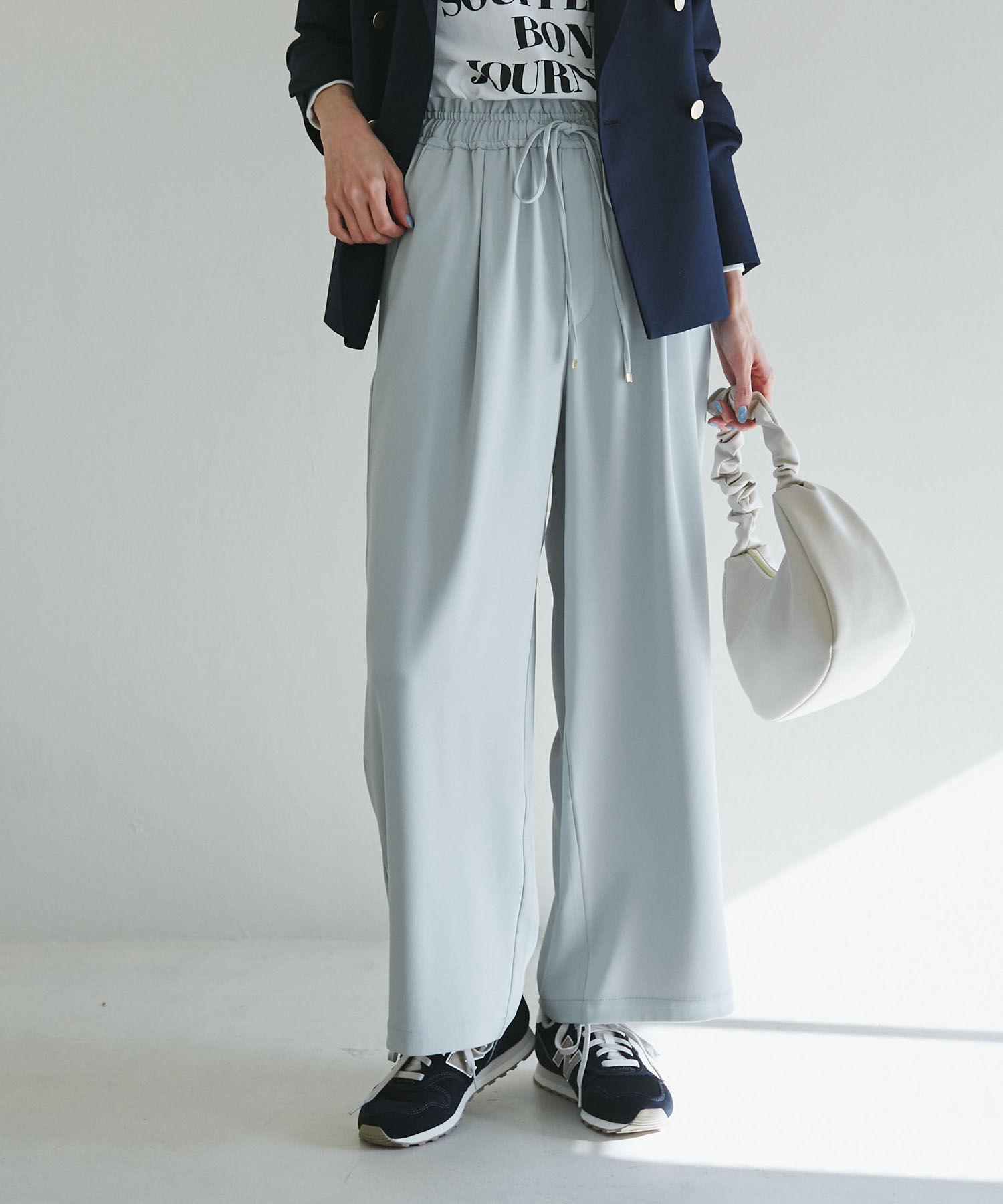 Rope&rsquo;Picnic「ジョグイージーワイドパンツ」|その他|サックス(48)