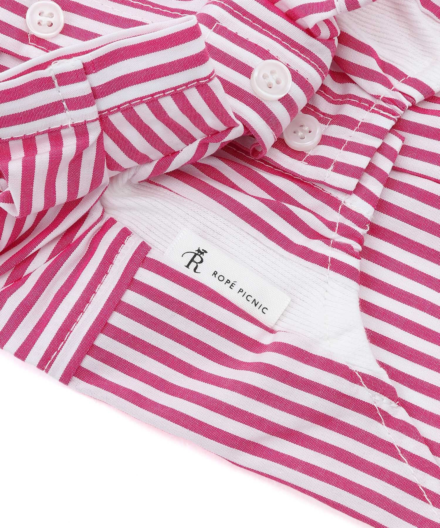 ROPE PICNIC PASSAGE「【DOG】刺繍ロゴ入りストライプシャツ」|その他|