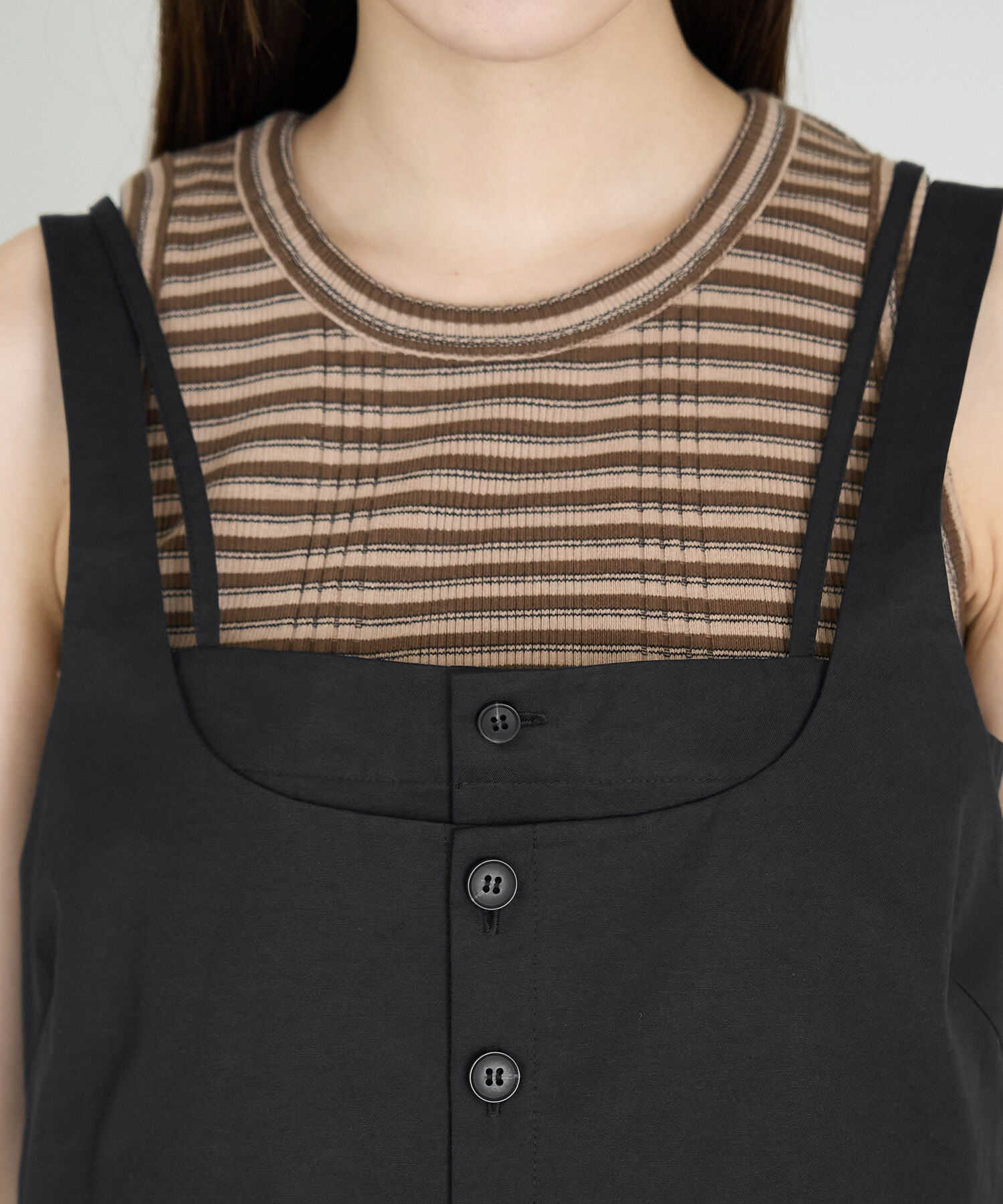 Rope&rsquo;Picnic「レイヤード風キャミソールジレ」|ベスト・ジレ|