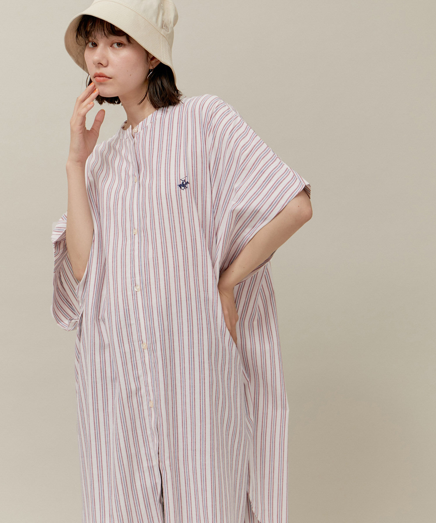 ROPE' PICNIC R「【BEVERLY HILLS POLO CLUB】バンドカラーシャツ」|シャツ・ブラウス|