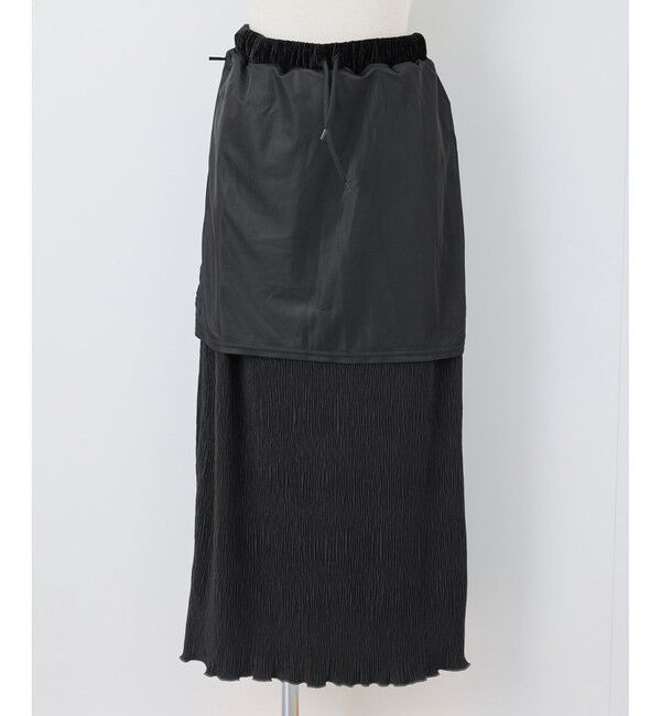 Rope&rsquo;Picnic「ベロアプリーツタイトロングスカート」|スカート|