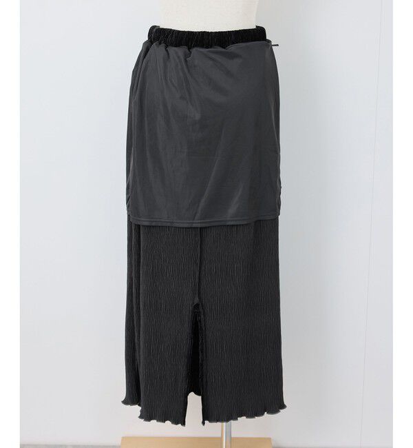 Rope&rsquo;Picnic「ベロアプリーツタイトロングスカート」|スカート|