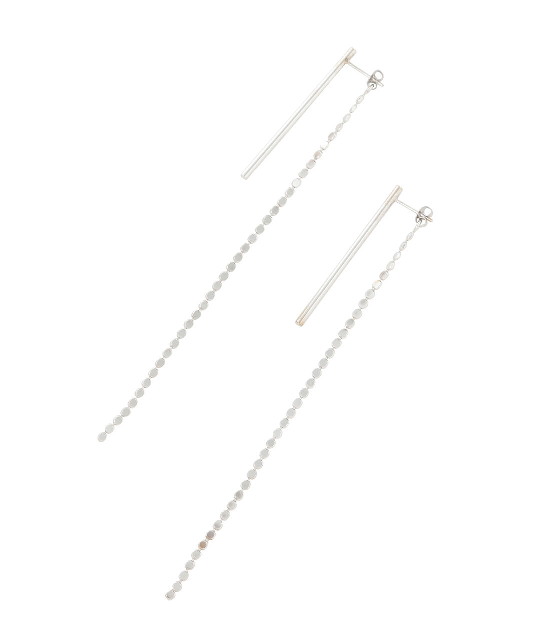 ADAM ET ROPE'「ドロップドットピアス」|ピアス|シルバー(93)